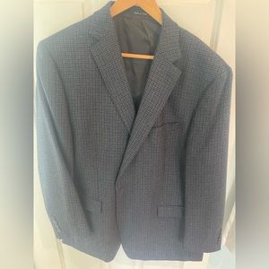 Ralph Lauren Navy-plaid blazer